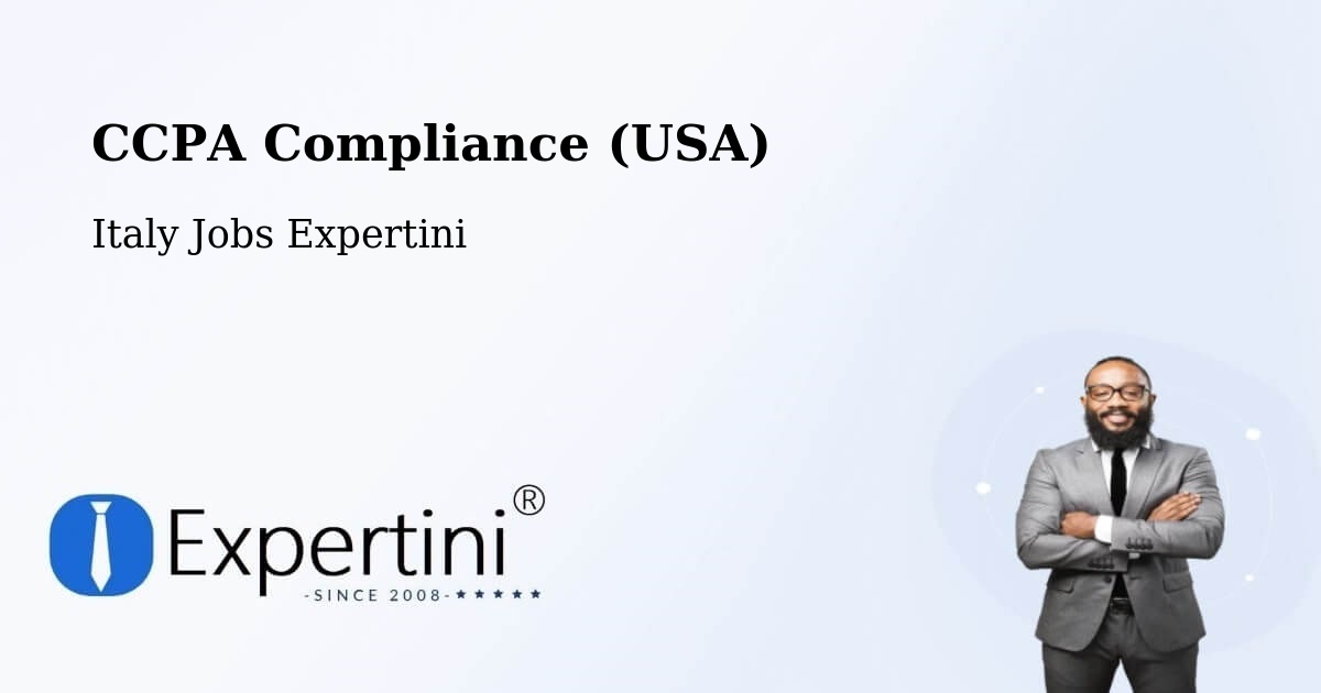 CCPA Privacy Rights & Compliance Notice – Sacile - Italy Jobs Expertini