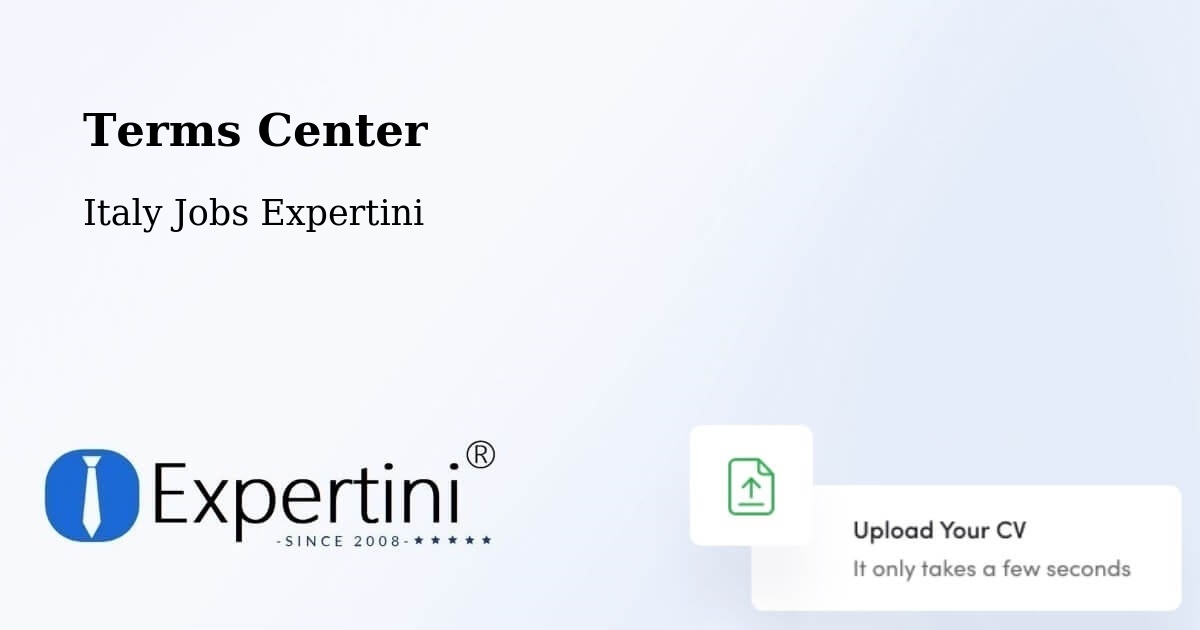 Terms of Service – Sacile - Italy Jobs Expertini